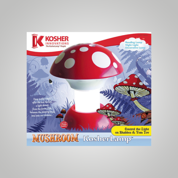 Mushroom KosherLamp® – Red - Image 2