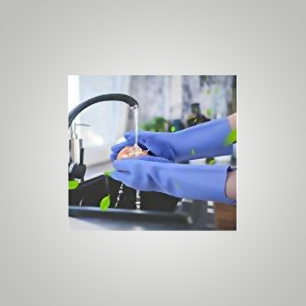 Shabbos Scrub Gloves - Blue - Image 3