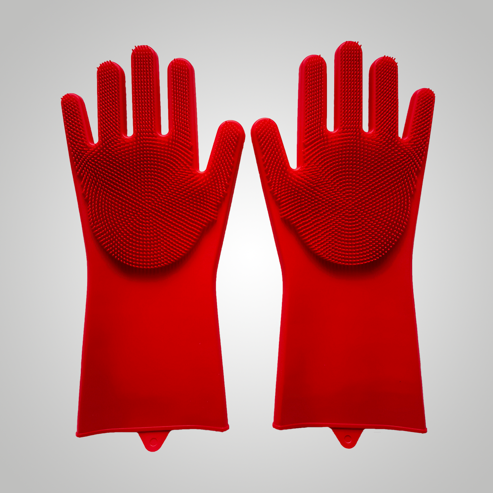 Shabbos Scrub Gloves by Kosher Innovations™ color Red