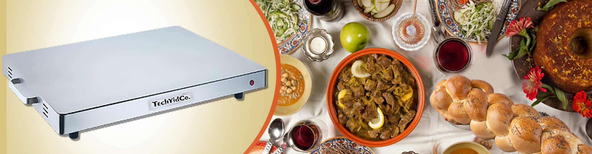 Shabbos Safe Warming Tray
