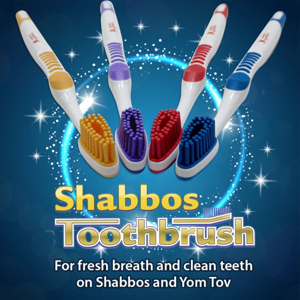 Shabbos Toothbrush 4-pack - Image 3