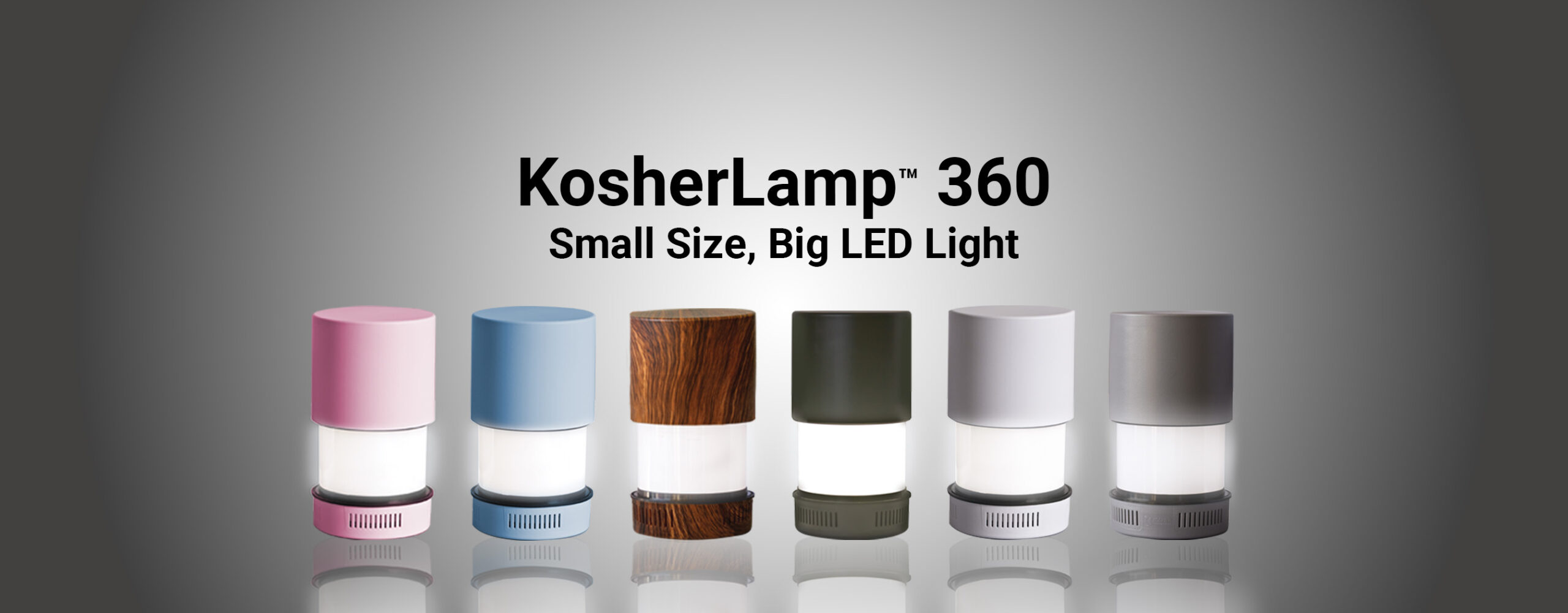 KosherLamp™ 360 brand shabbos lamp Home banner