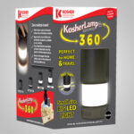 KosherLamp® 360 Brand Shabbos Lamp color Black Box