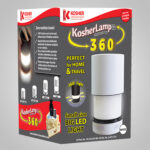 KosherLamp® 360 Brand Shabbos Lamp color White Box