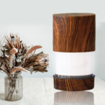 KosherLamp® 360 Brand Shabbos Lamp, color Walnut Lamp