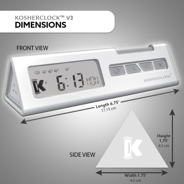 KOSHERCLOCK™  V.3 - WHITE - Image 4