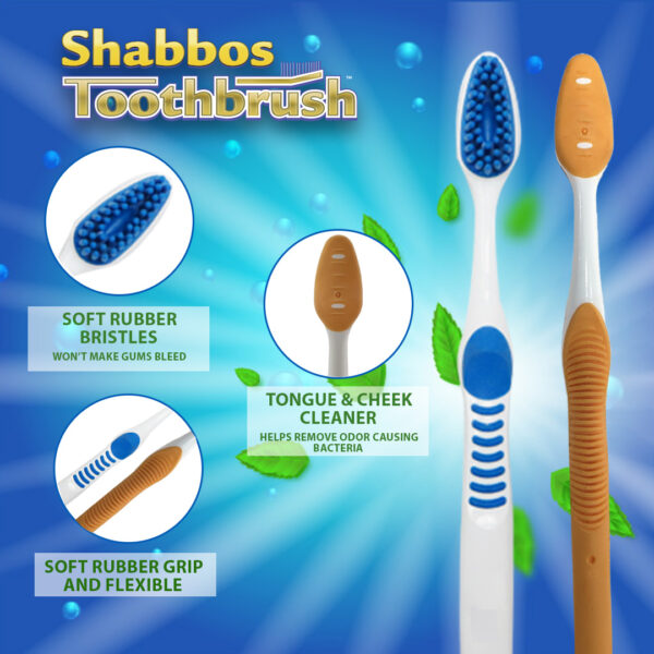 Shabbos Toothbrush 4-pack - Image 4