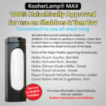 KosherLamp® MAX Black