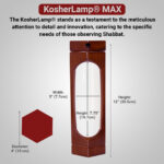 KosherLamp® MAX Cherry Wood