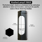 KosherLamp® MAX Black Dimension