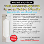 KosherLamp® MAX White