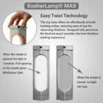 KosherLamp® MAX Brushed Steel